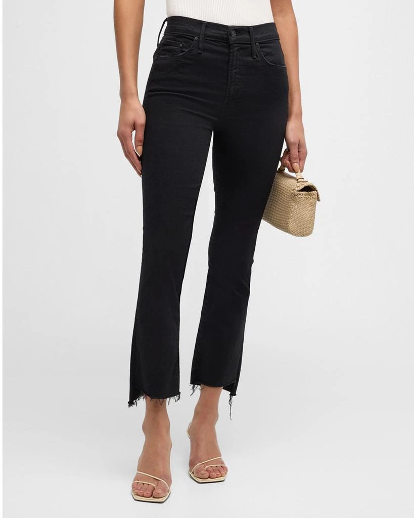 MOTHER The Insider Crop Step Fray Jeans 4