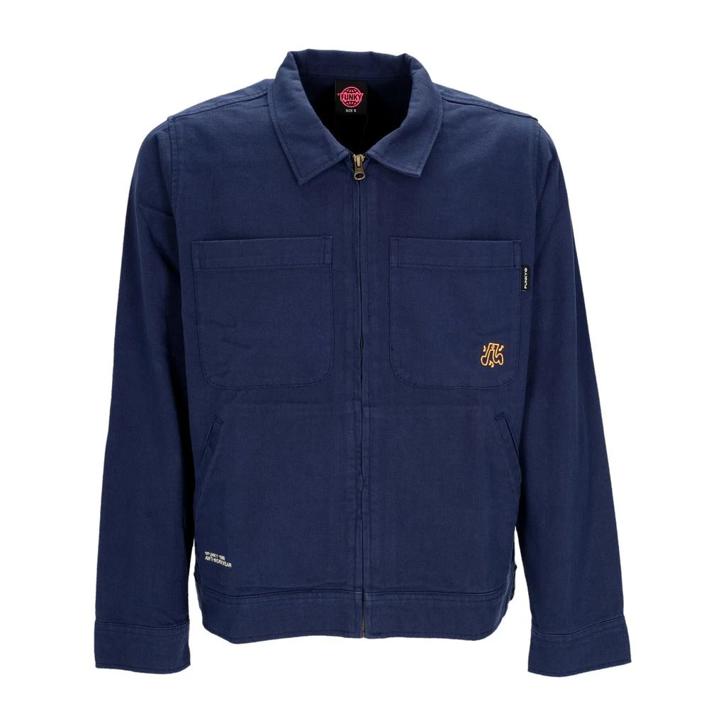 Funky Men's Anti Workwear Jacket Navy 1
