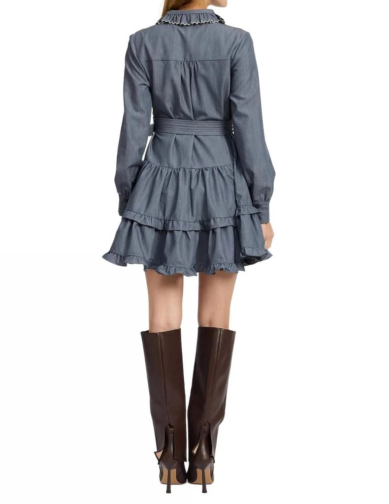 En Saison Angeline Mini Dress In Denim 3