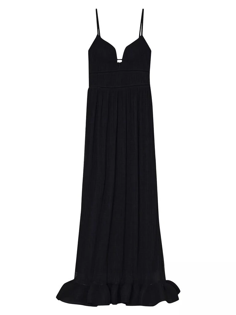 SIMKHAI Maude Crinkled Bustier Gown 1