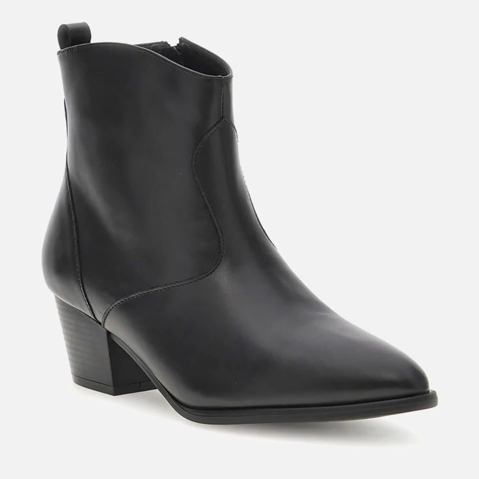 GUESS GUESS WOMEN'S BOYTA LEATHER WESTERN BOOTS 2