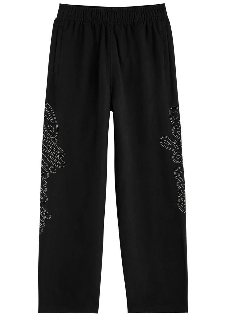 Billionaire Boys Club Script logo-embroidered cotton sweatpants