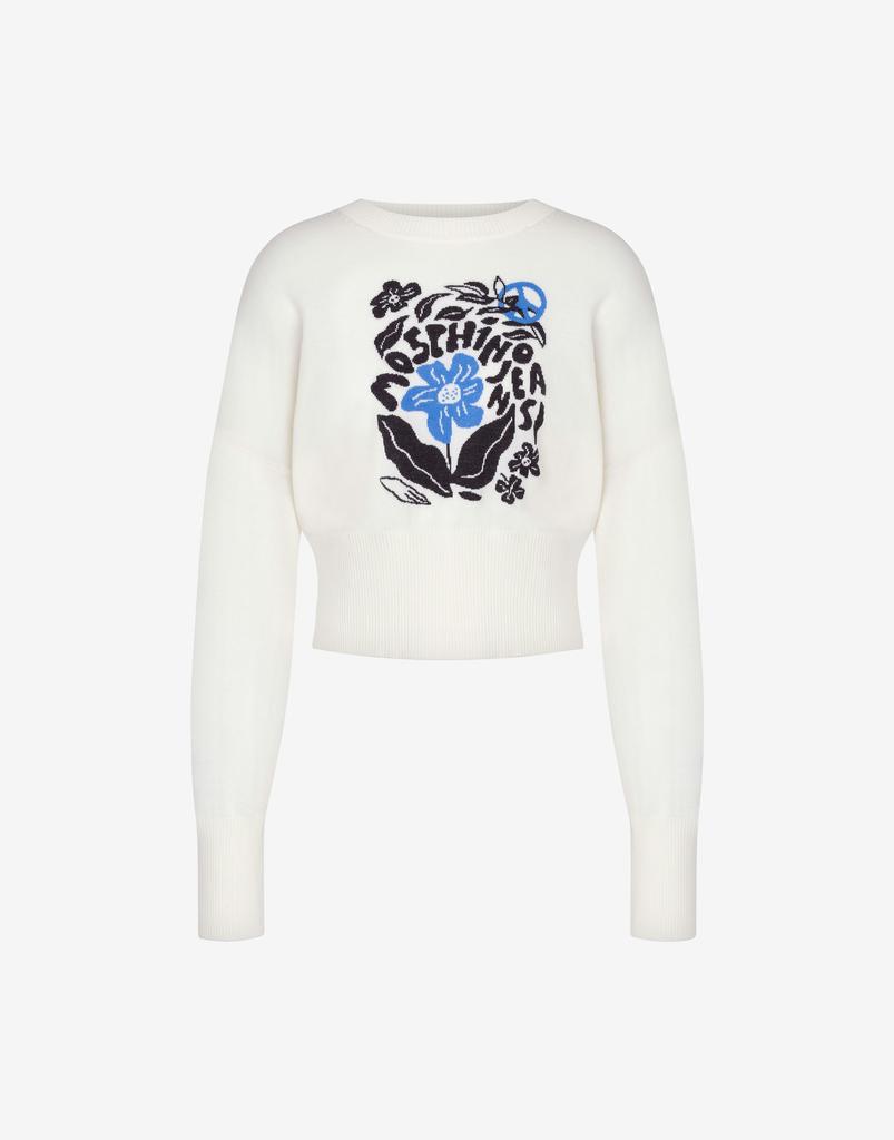 Moschino Jeans Peace & Love Jumper