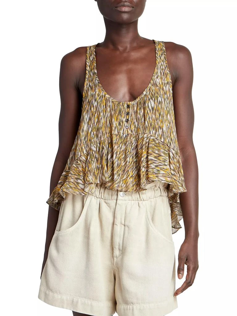 Isabel Marant Étoile Sliema Printed High-Low Tank 3