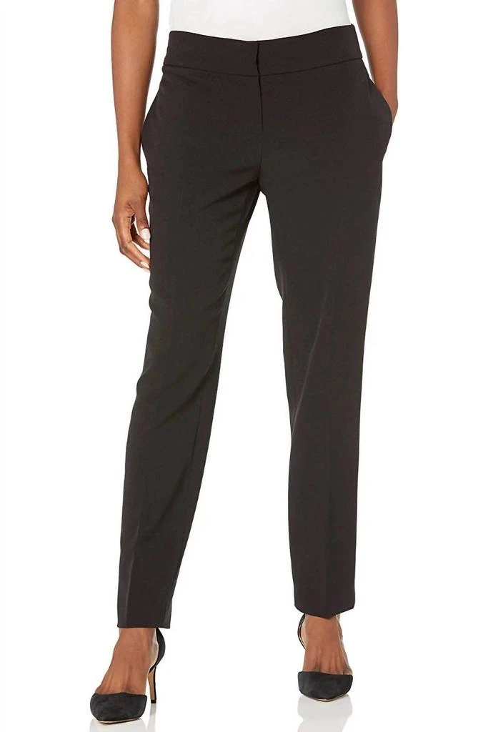 Le Suit Le Suit - Notched Collar Contrast Trim With Matching Pant Set 5
