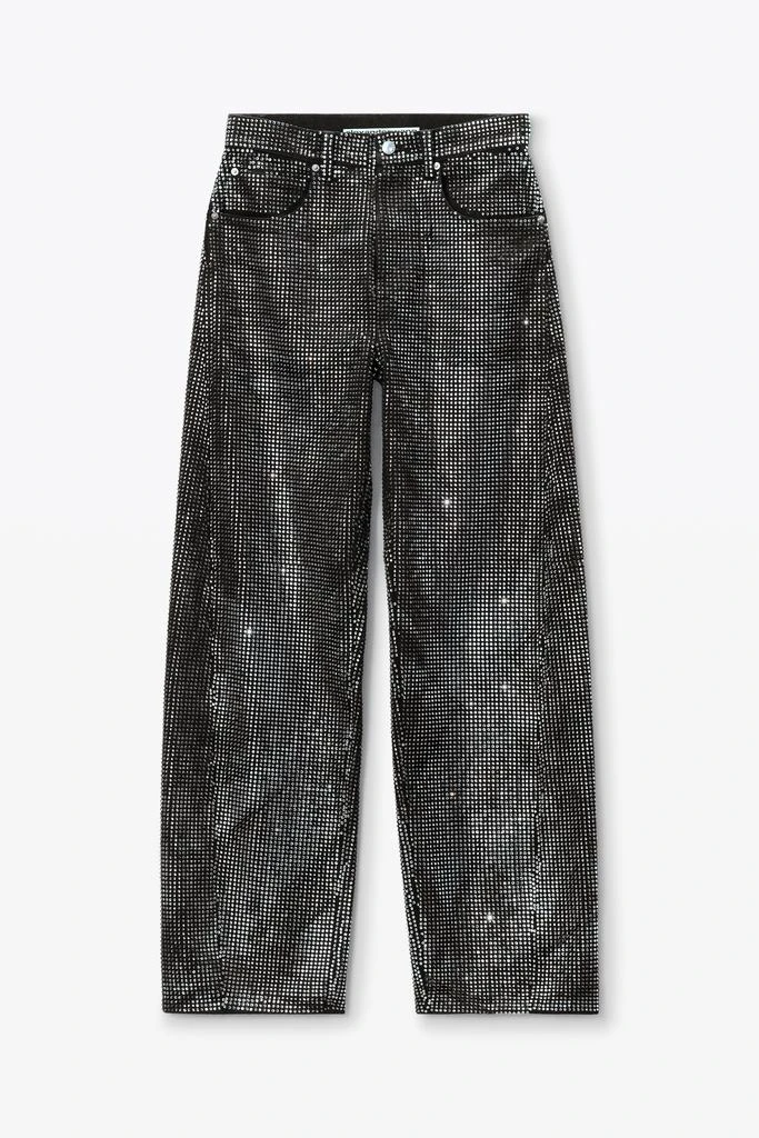 Shop distressed crystal hotfix jeans on Sale at BeyondStyle – Get