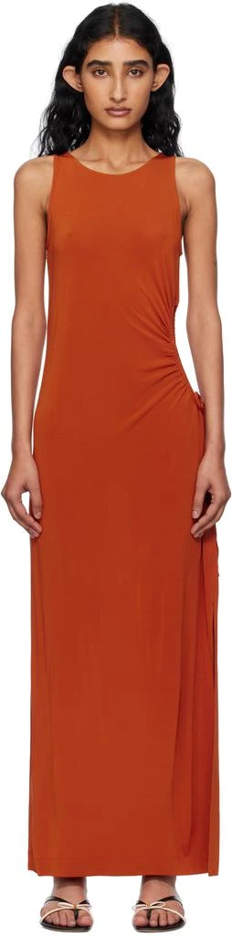 open lace back dress Max Mara Shirt Dress / Orange