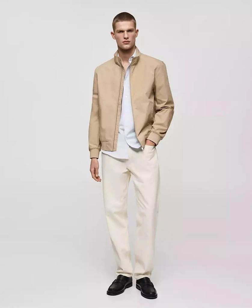 Mango Men's Lightweight Stand-Collar Jacket 5