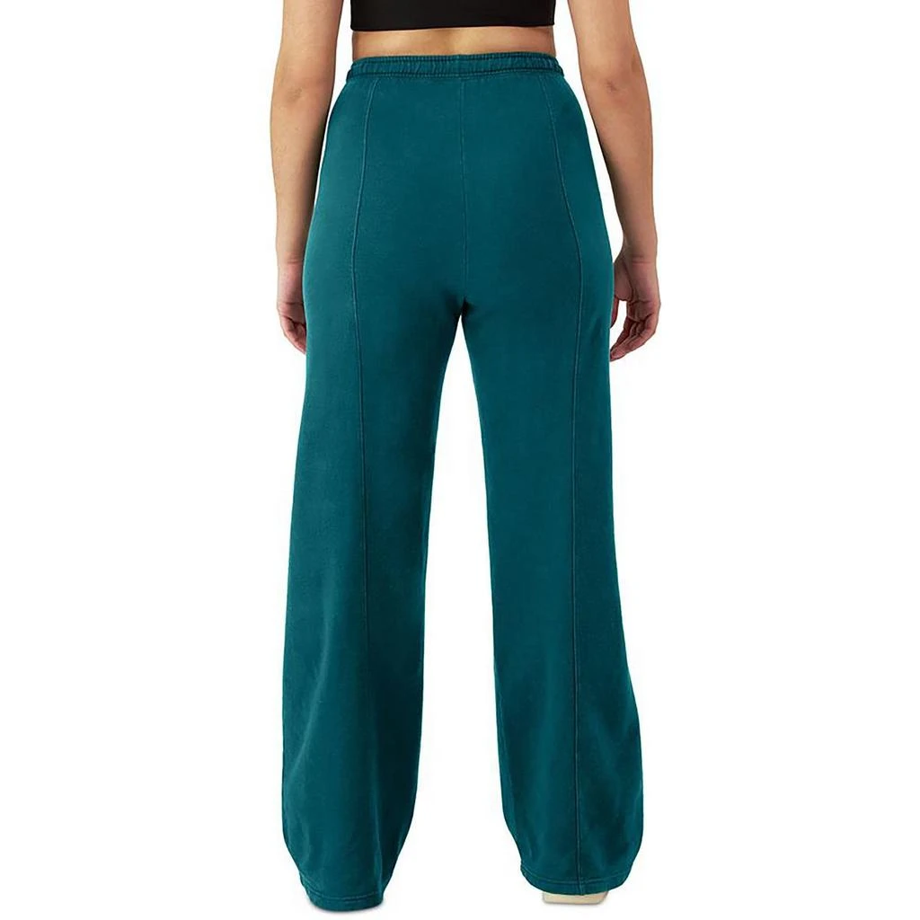 CHAMPION Womens Fleece Wide Leg Sweatpants 3