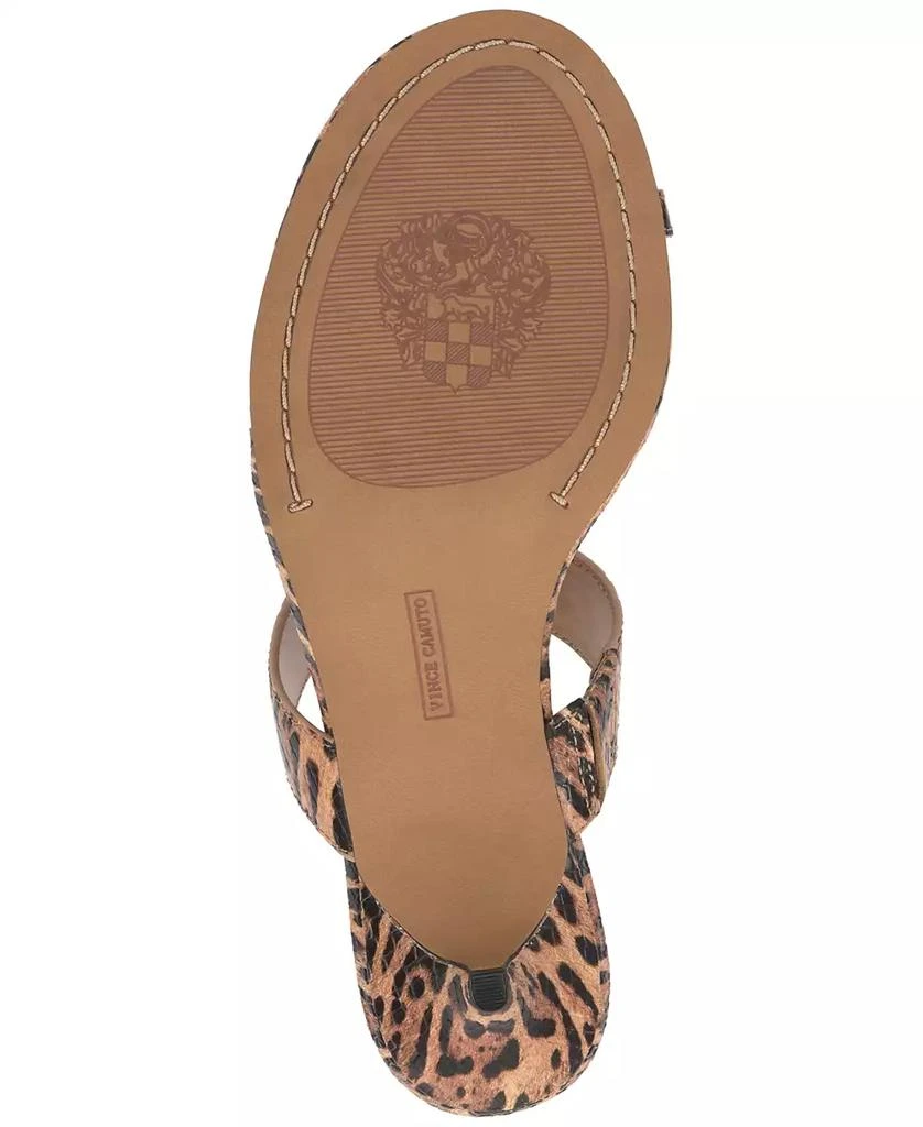 Vince Camuto Women's Kimena Toe-Loop Kitten-Heel Sandals 5