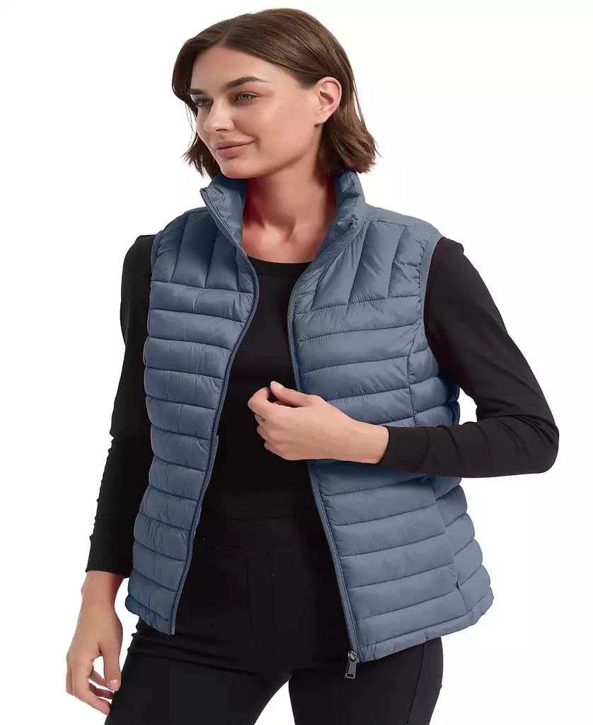 HAWKE & CO Women's Rail Quilt Packable Puffer Vest 3