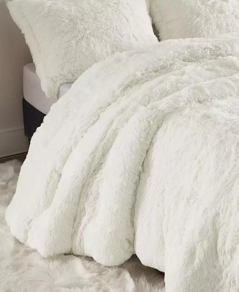 Macy's Malea Shaggy Faux-Fur 2-Pc. Duvet Cover Set 10