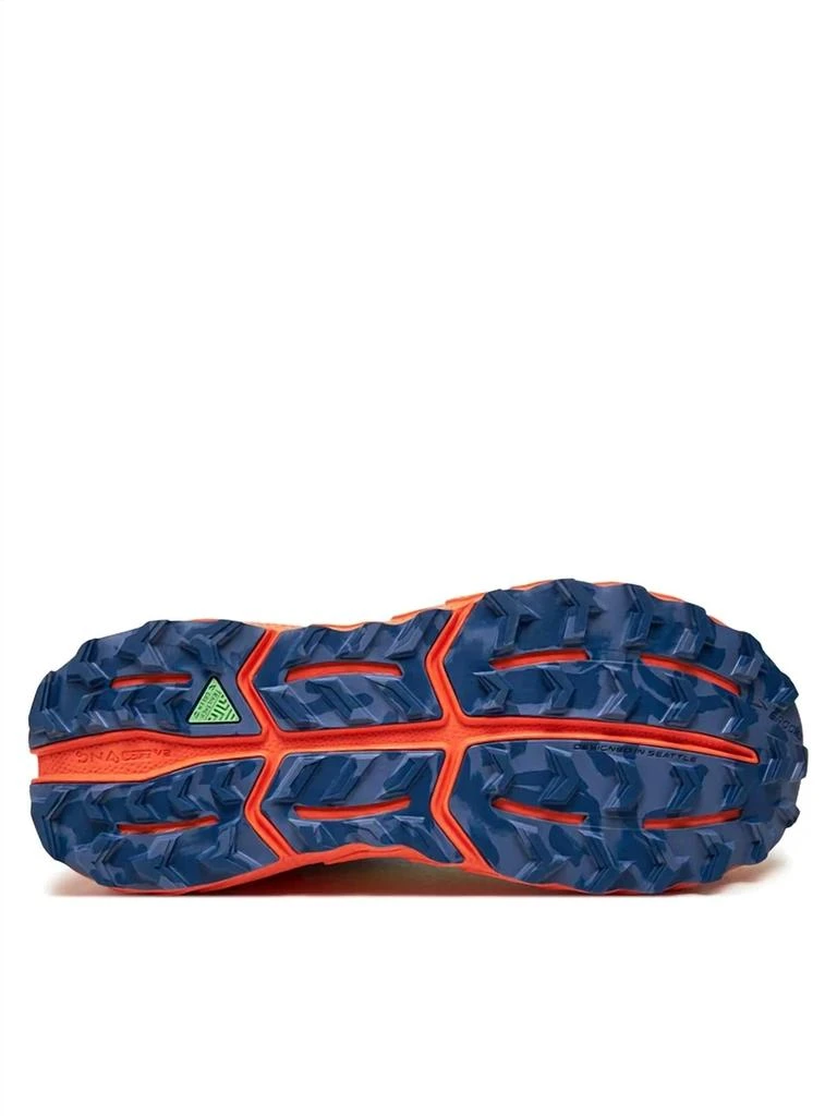 Brooks Men's Cascadia 17 Trail Running Shoes In Sharp Green/navy/firecracker 5
