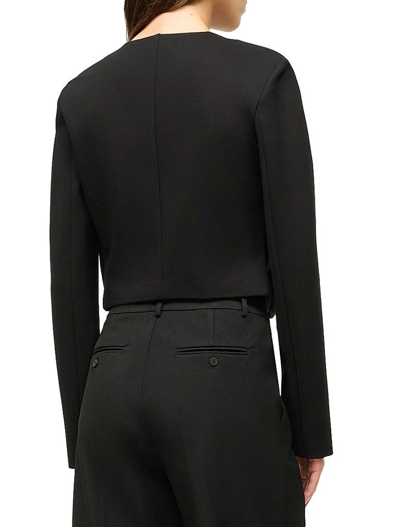Staud Cilento Tailored Cropped Jacket 4
