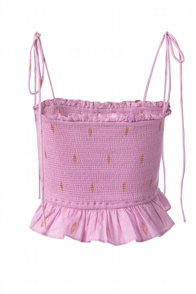 Alix of Bohemia Women's Phoebe Pinky Top In Pink Flamingo