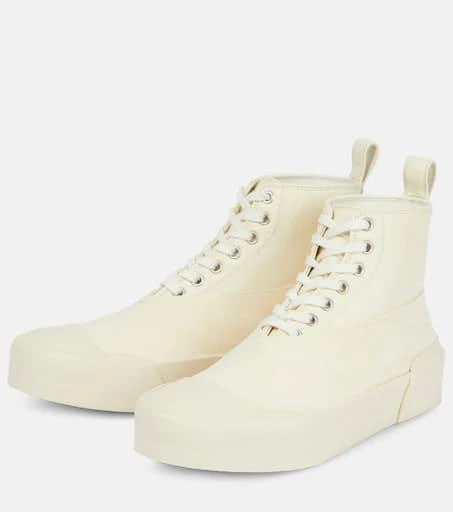 Jil Sander Leather high-top sneakers 5