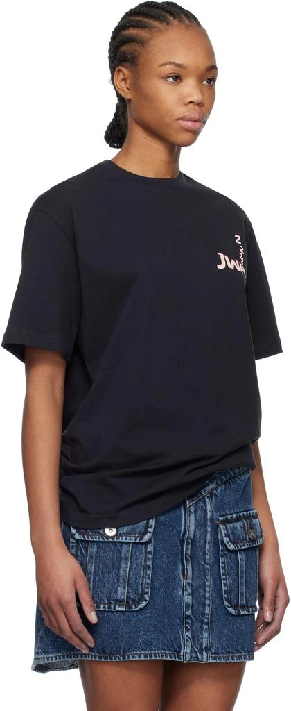 JW Anderson Navy 'JWA' Back Print T-shirt 2
