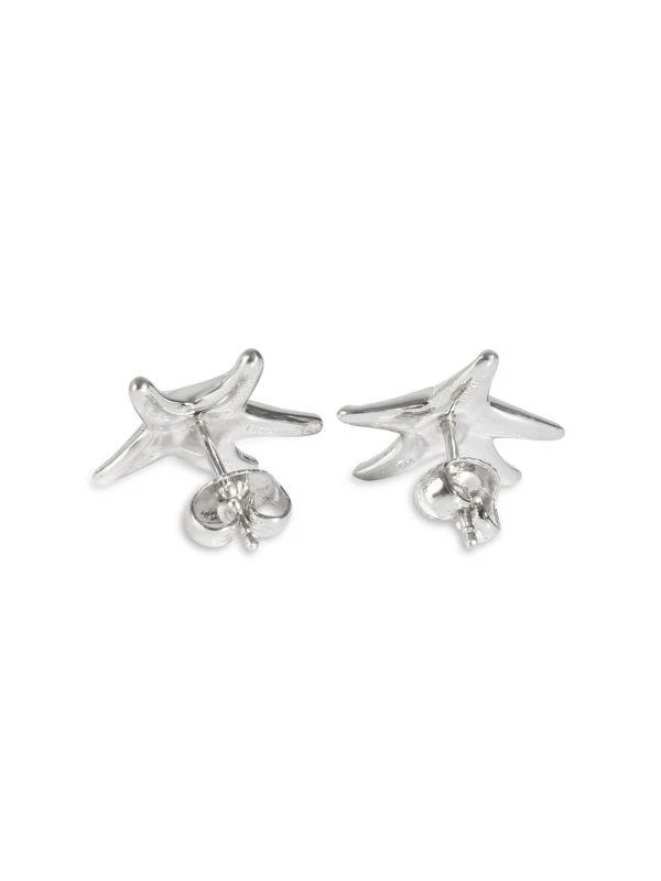 Tiffany & Co. Tiffany Co. Elsa Peretti Vintage Diamond Starfish Earrings In Platinum 0.3 Ctw 2