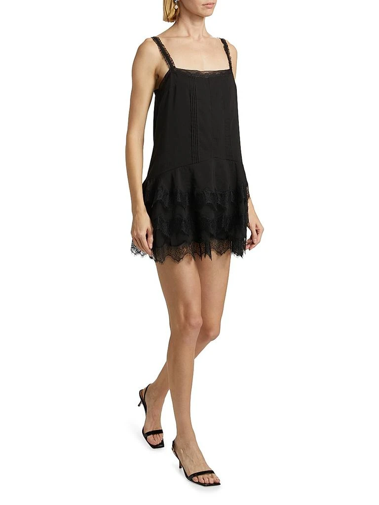 Reformation Cleodora Lace-Trim Slip Minidress 2