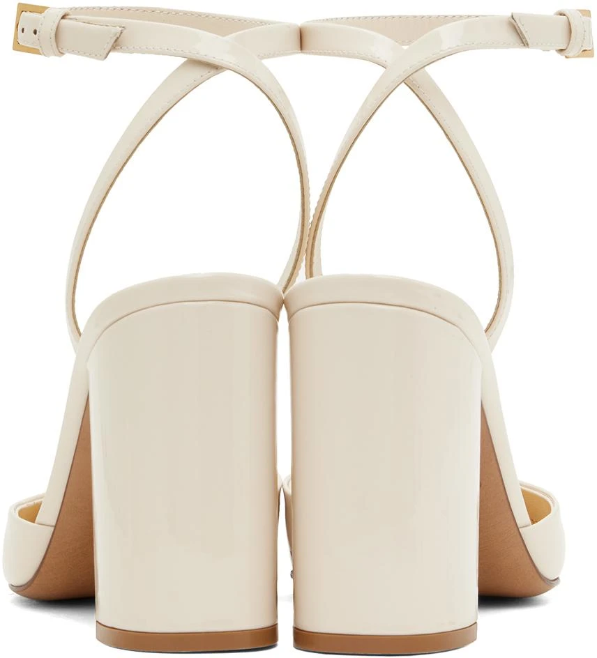 Valentino Off-White One Stud Heels 2