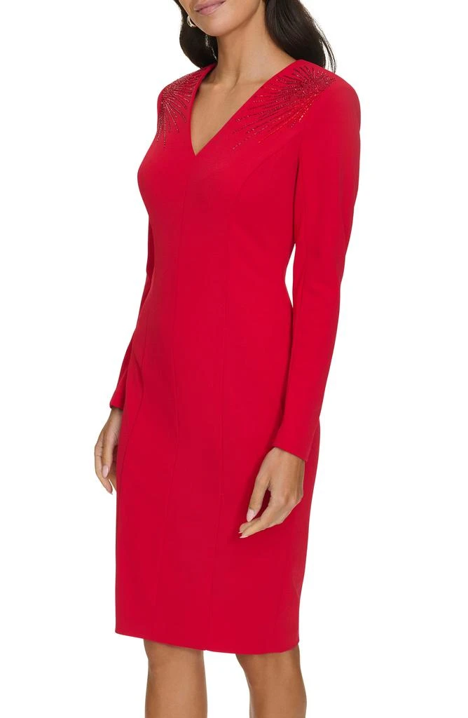 Calvin Klein Hot Fit Long Sleeve Sheath Dress 5