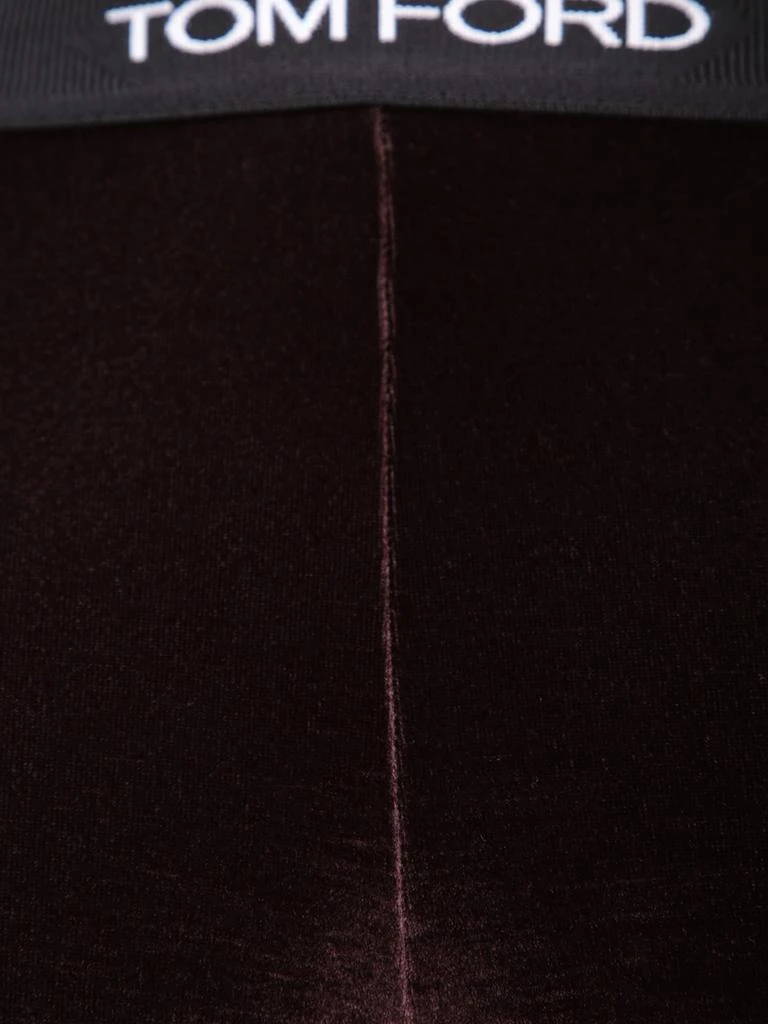 Tom Ford Brown Velvet Leggings 3