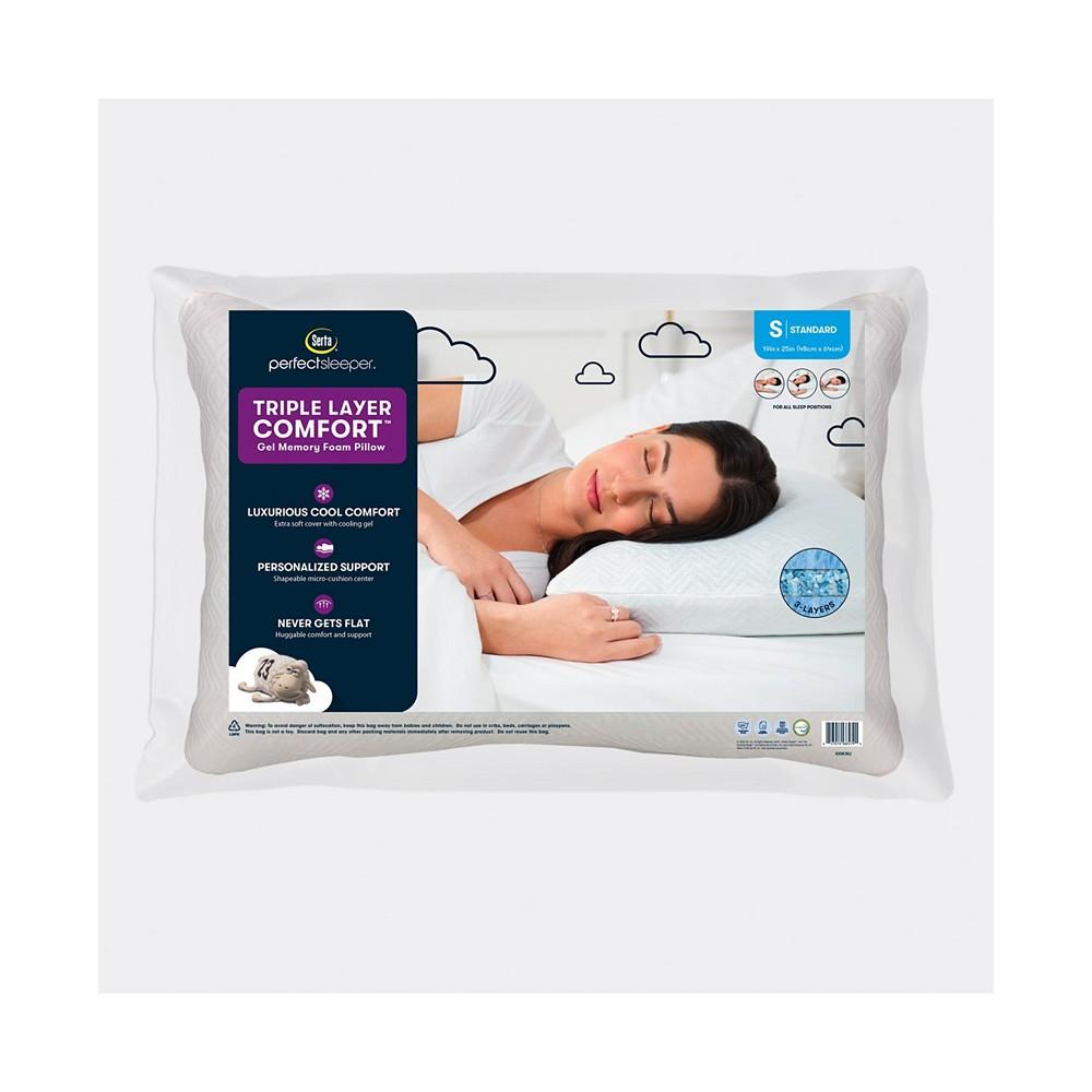 Serta Triple Layer Comfort Foam Pillow