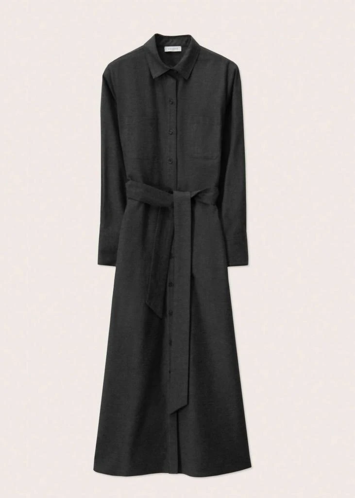 Rosso35 Rosso35 - Belted Long Dress - Light Grey - 10 Rosso35 Rosso35 - Belted Long Dress - Light Grey - 10