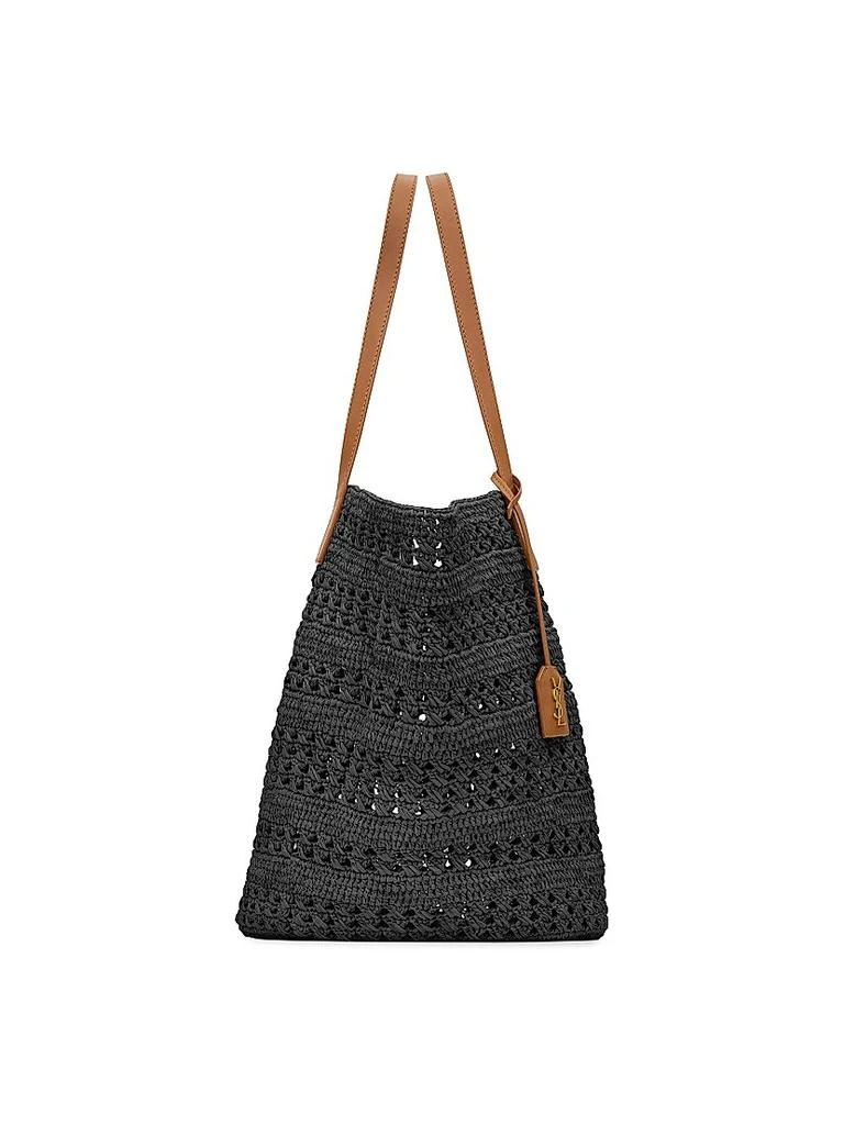 Yves Saint Laurent Panier Medium Bag in Raffia Tote Bag 4