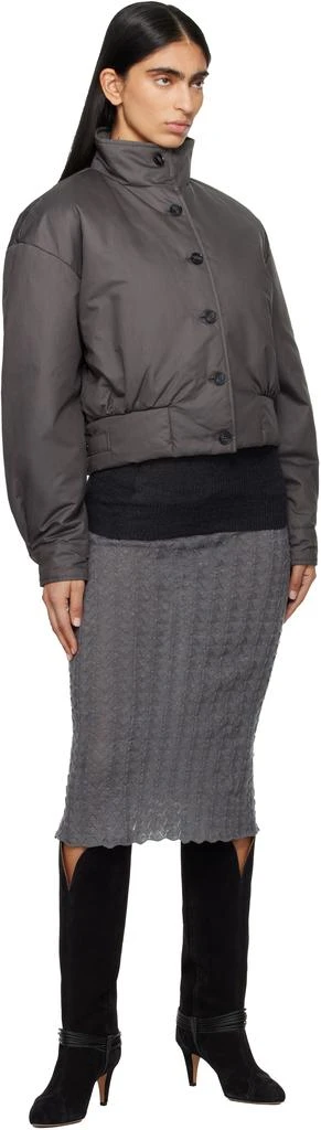 Paloma Wool Gray Endrina Midi Skirt 4