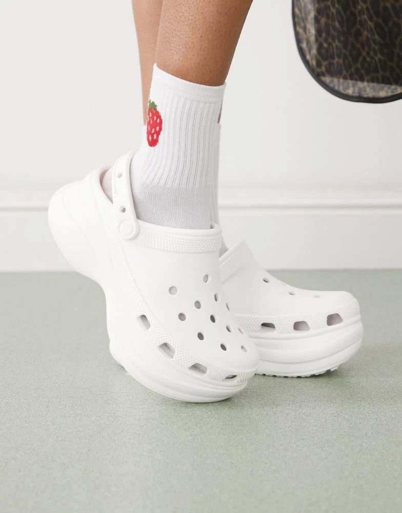 Crocs Crocs Bae clogs in white 3