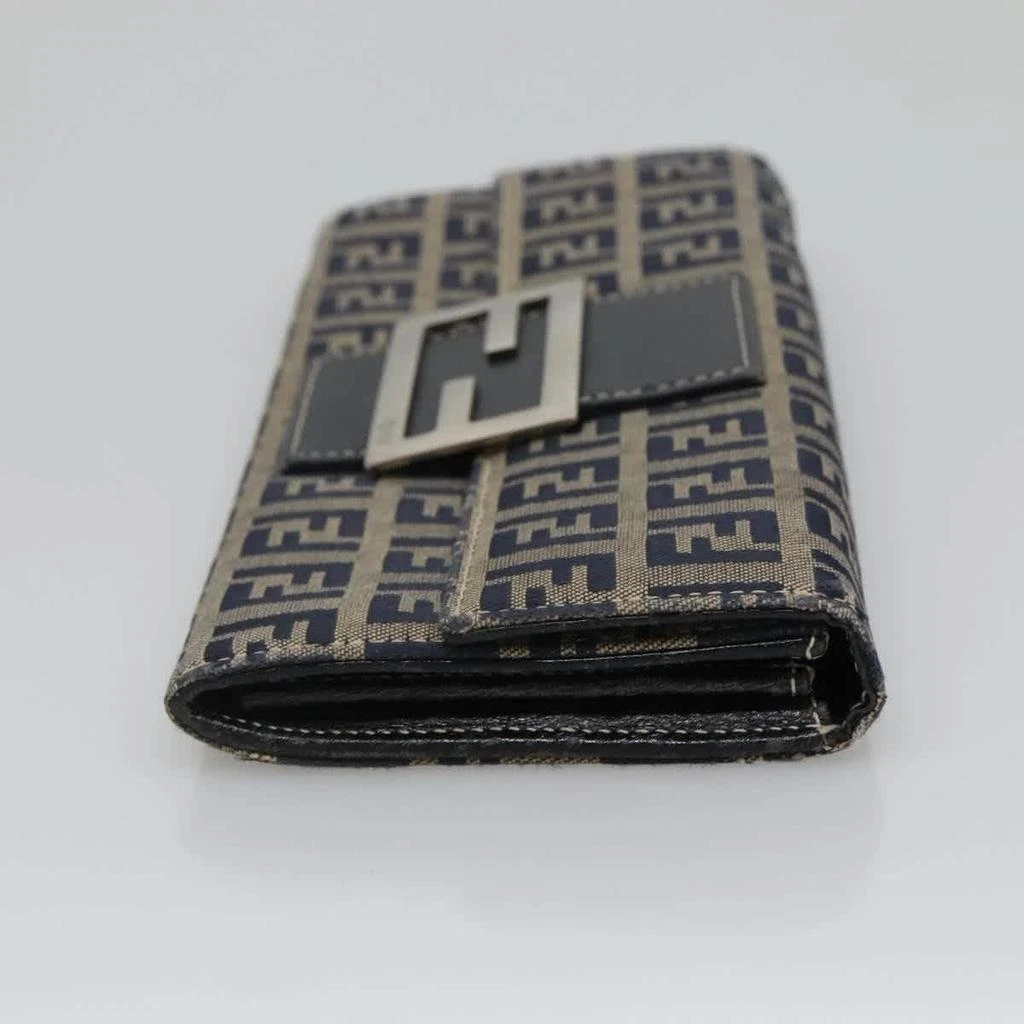 Fendi Ff Continental Wallet Canvas Canvas Wallets Accessory (Pre-Owned) 4