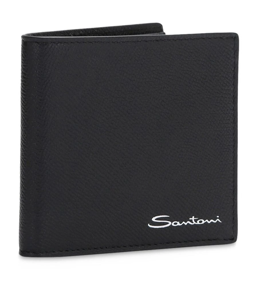 Santoni Textured Leather Wallet 3