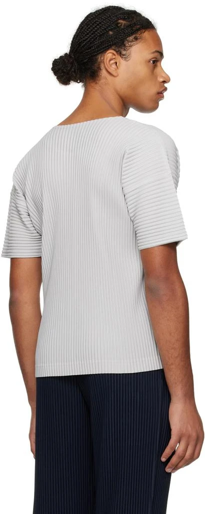 Homme Plissé Issey Miyake Gray Basics T-Shirt 3