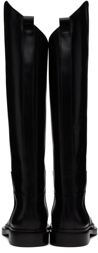 Jil Sander Black Asymmetric Boots 2