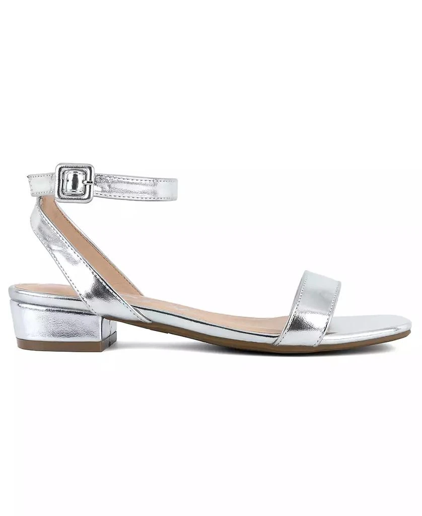 Sugar Women's Umpire Ankle Strap Block Heel Sandals 2