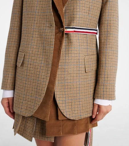 Thom Browne Gunclub houndstooth wool blazer 6