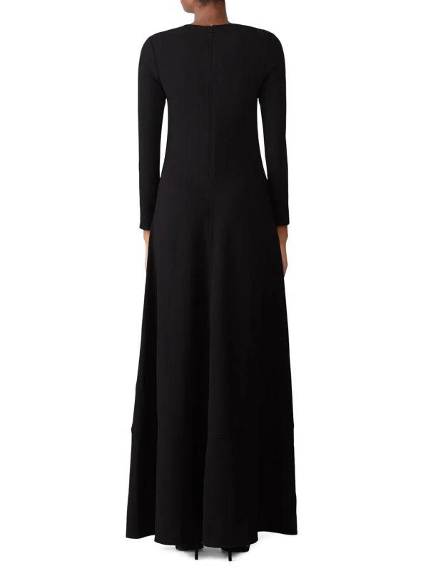 CO Solid A Line Maxi Dress 2