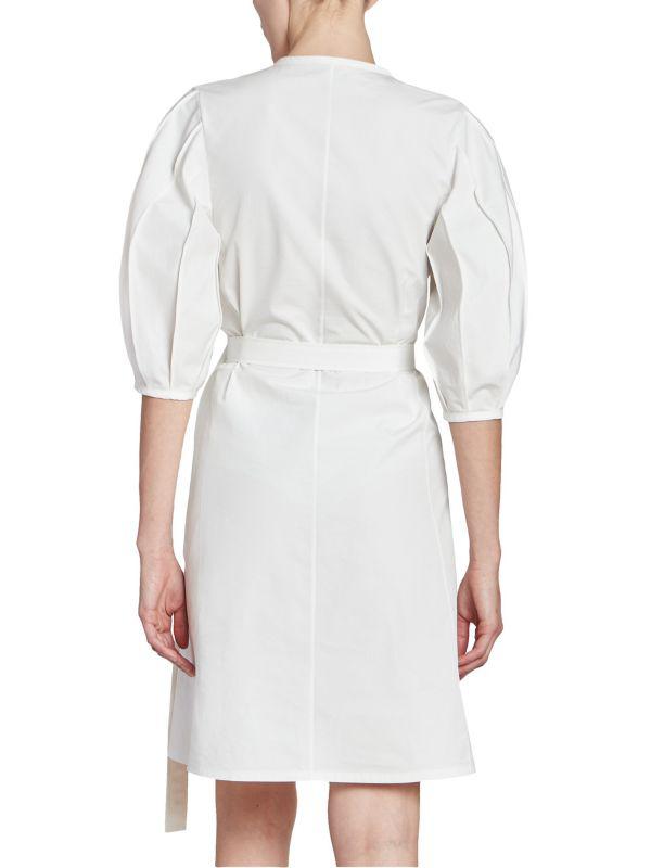 Chloé Belted Cotton Poplin Dress