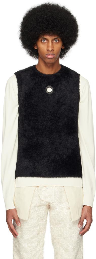 Craig Green Black Fluffy Vest