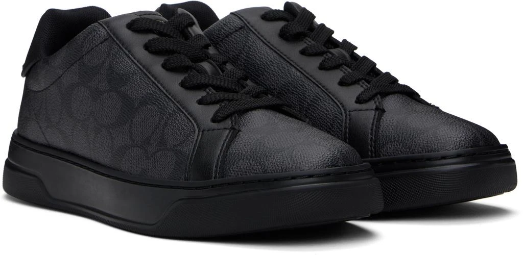 Coach Black & Gray High Line Sneakers 4