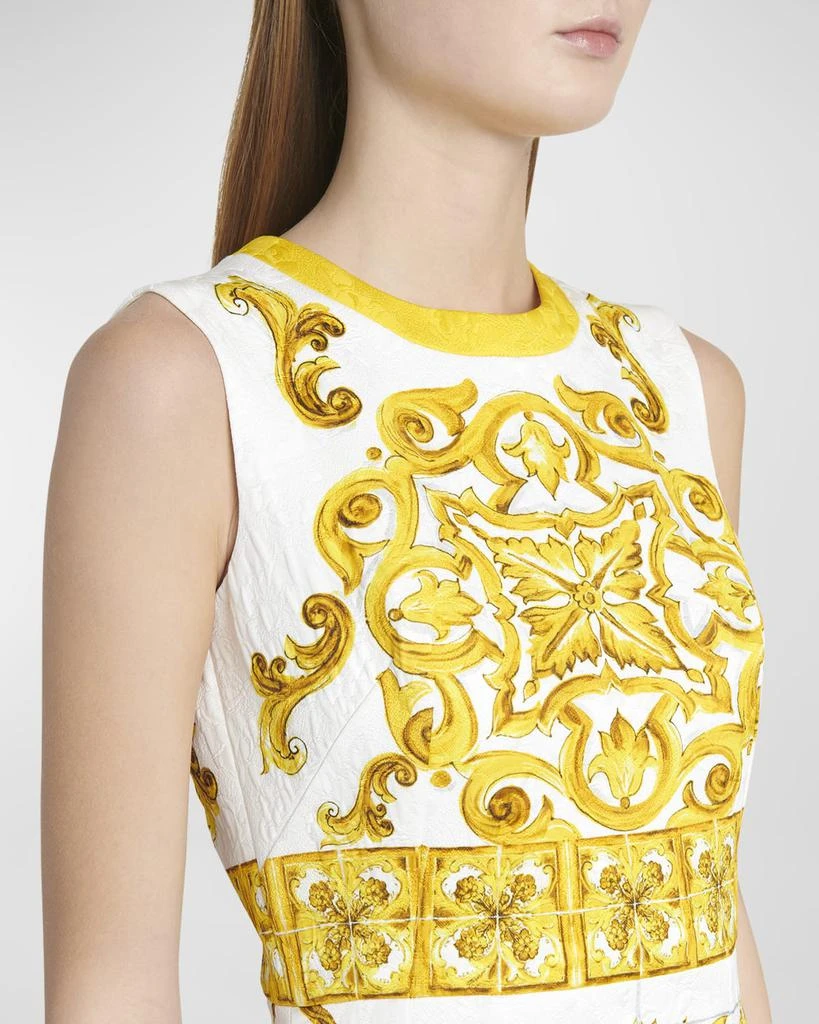Dolce & Gabbana Brocade Print Mini Dress 5