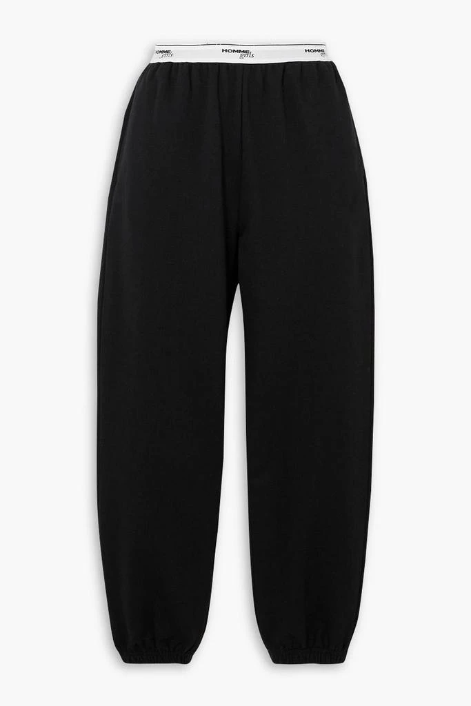 HOMMEGIRLS French cotton-terry track pants 1
