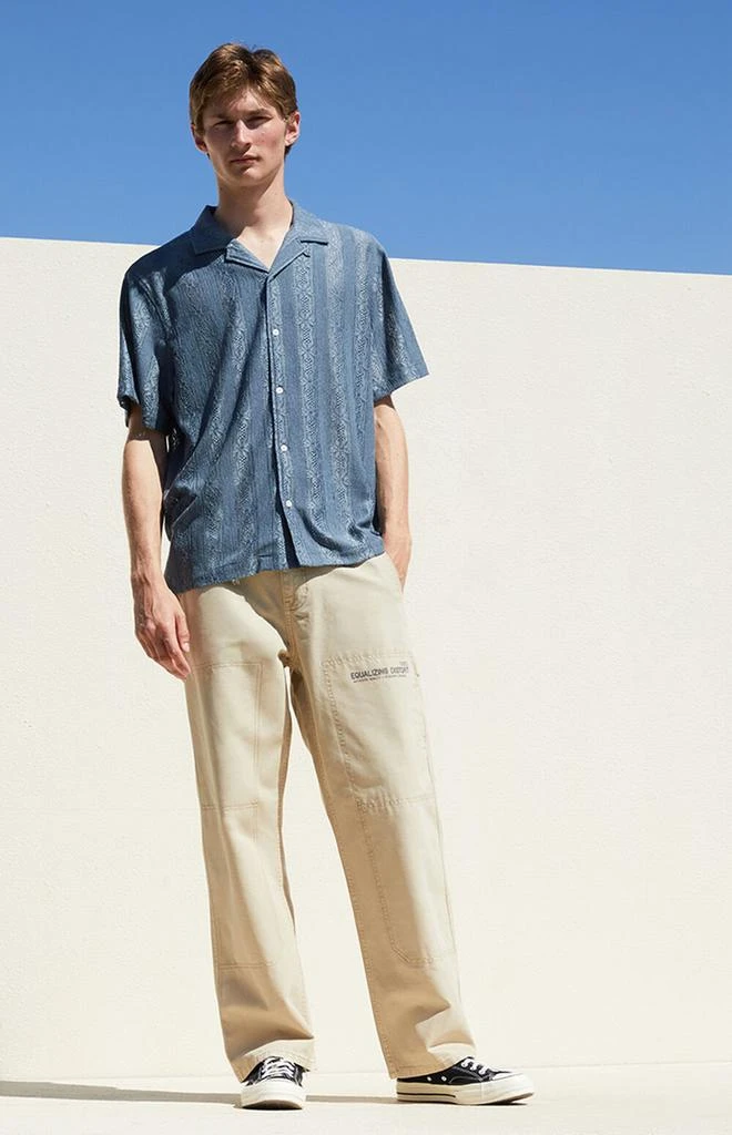 PacSun Khaki Baggy Carpenter Jeans 5