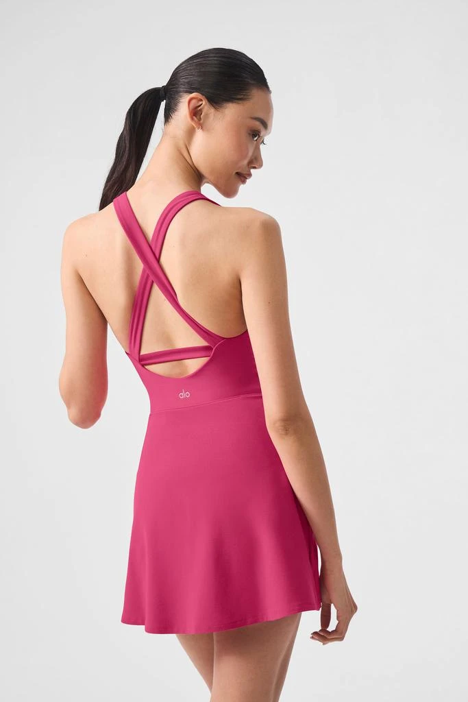Alo Alosoft Backspin Dress - Pink Summer Crush 1