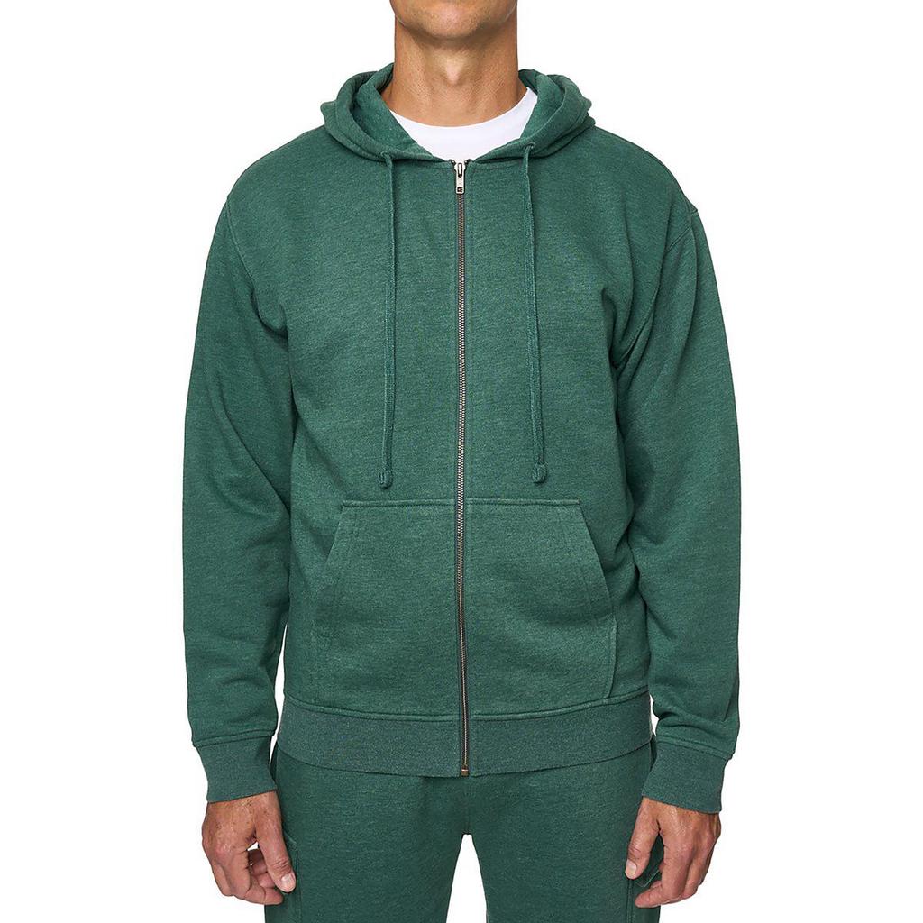 Lazer Mens Relaxed Cotton Zip Hoodie