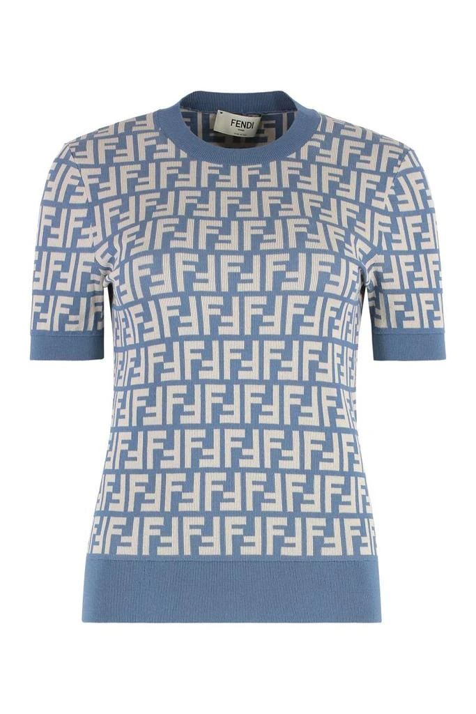 Fendi Fendi Jacquard Knit T-Shirt 1