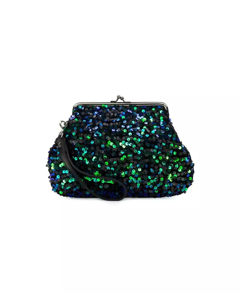 Patricia Nash Savena Payettes and Velvet Kisslock Wristlet 1