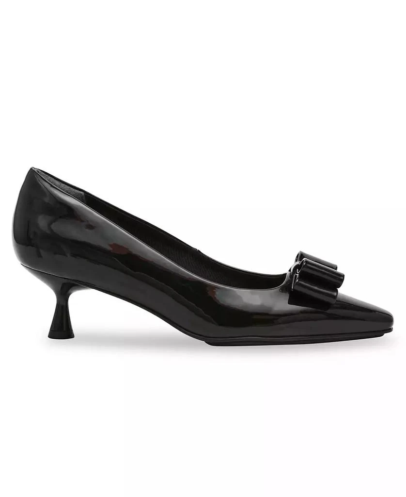 Anne Klein Women's Theresa Bow Kitten Heel Dress Pumps 2