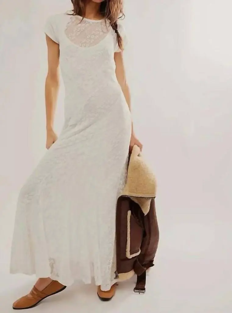feeling bonita strappy back maxi dress Free People Feeling Bonita Strappy Back Maxi Dress in Ivory